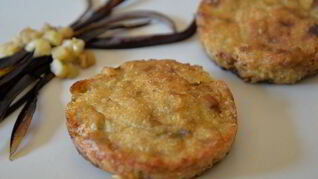 Котлетки из баклажана с киноа