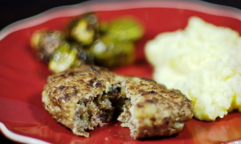 Рецепт котлеты, фаршированные грибами