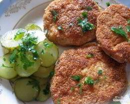 Котлеты из фарша без молока