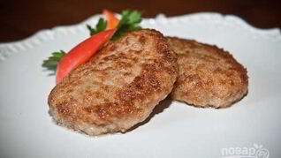 Котлеты из фарша говядины и свинины