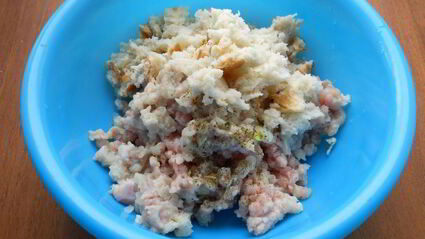 котлеты из кролика с брынзой в микроволновке