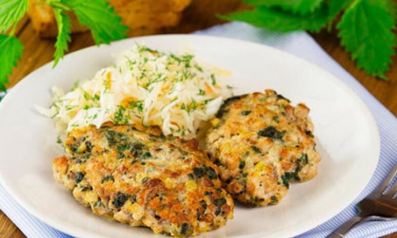 Рецепт котлеты из молодой крапивы