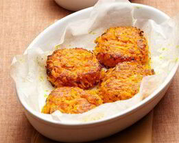 Котлеты из молодой моркови с ореховым соусом