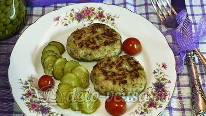 котлеты из рыбных консервов