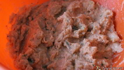 котлеты из семги с манкой