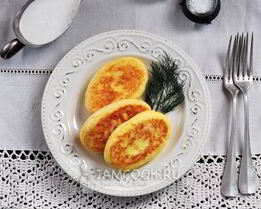 Котлеты картофельные с сыром