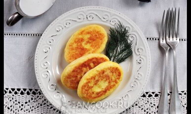 Рецепт котлеты картофельные с сыром