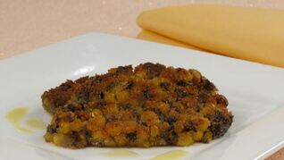 Котлеты кукурузные с черносливом