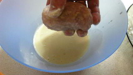 котлеты по-киевски с сыром и грибами