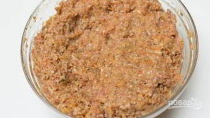 котлеты с гречкой и фаршем