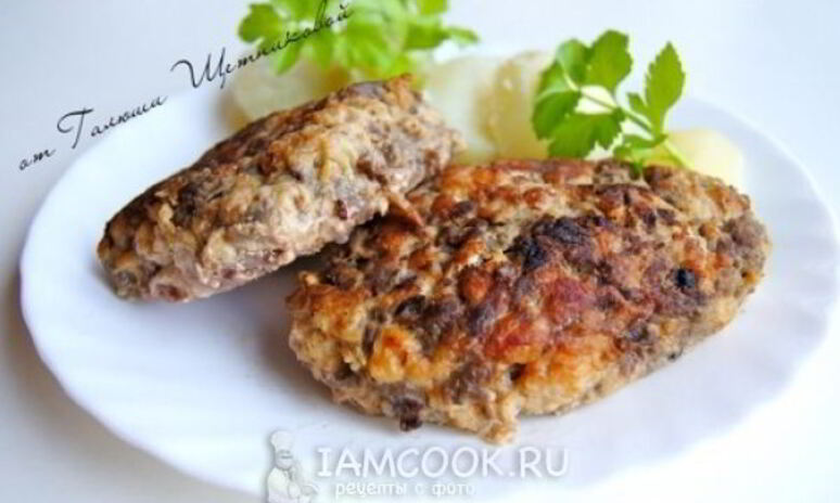 Рецепт котлеты с куриными сердечками