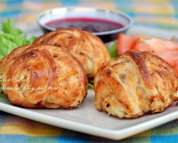 Куриные котлетки Клубочки