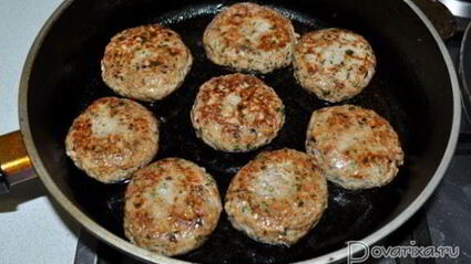 куриные котлеты по-грузински