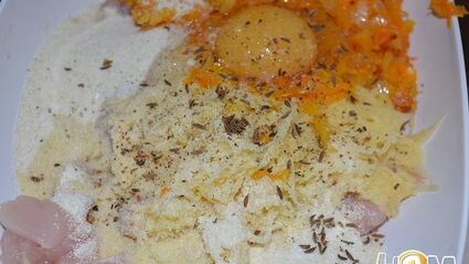 куриные котлеты с овощами