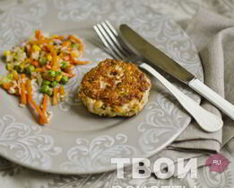 Куриные котлеты с овсянкой