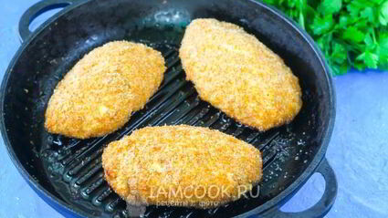 куриные котлеты с сыром в духовке