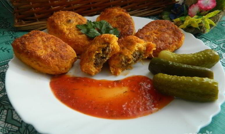 Рецепт морковные котлеты с куриной печенью