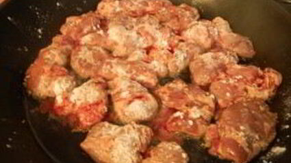 морковные котлеты с куриной печенью