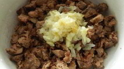 морковные котлеты с куриной печенью