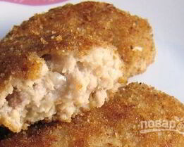 Мясные котлеты без яиц