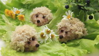 Паровые котлеты Ежики