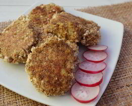 Постные овсяные котлеты