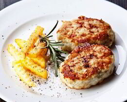 Постные рыбные котлеты