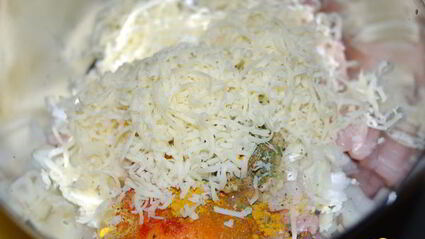 рубленые котлеты с сыром