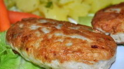 рыбные котлеты без яиц