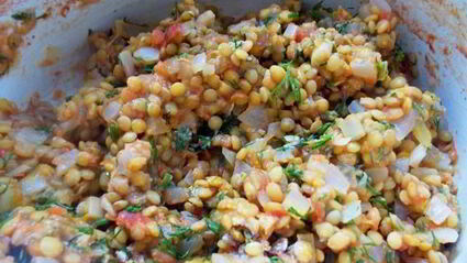 вегетарианские котлеты из чечевицы