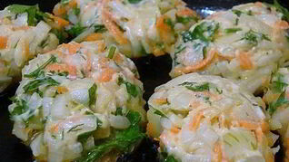 Вегетарианские луковые котлеты