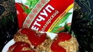 Запеченные в духовке куриные котлеты с овсяными хлопьями