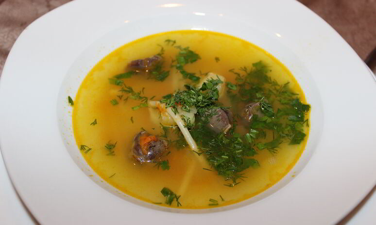 Рецепт куриная лапша с потрохами