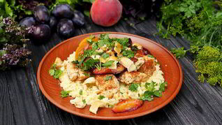 Кускус с курицей