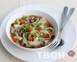 Лапша грибная