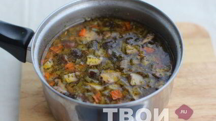 лапша грибная