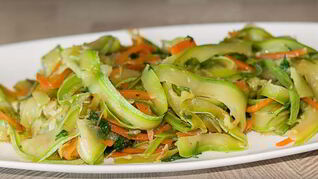 Лапша из кабачков