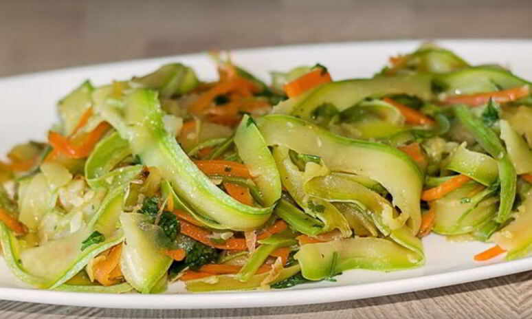 Рецепт лапша из кабачков