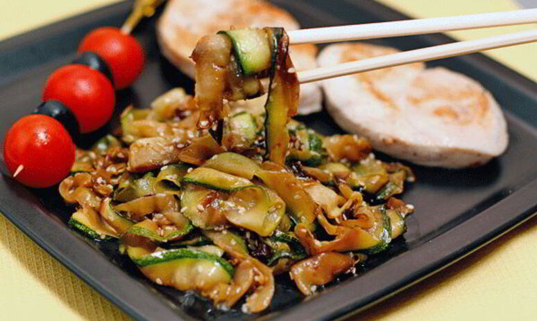 Рецепт лапша из цуккини