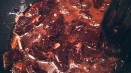 лапша со свининой в соусе терияки