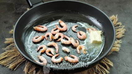 лапша удон с креветками