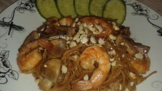 Лапша в соусе Пад Тай