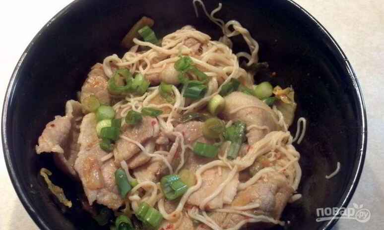 Рецепт лапша вок со свининой