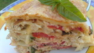 Блинная лазанья