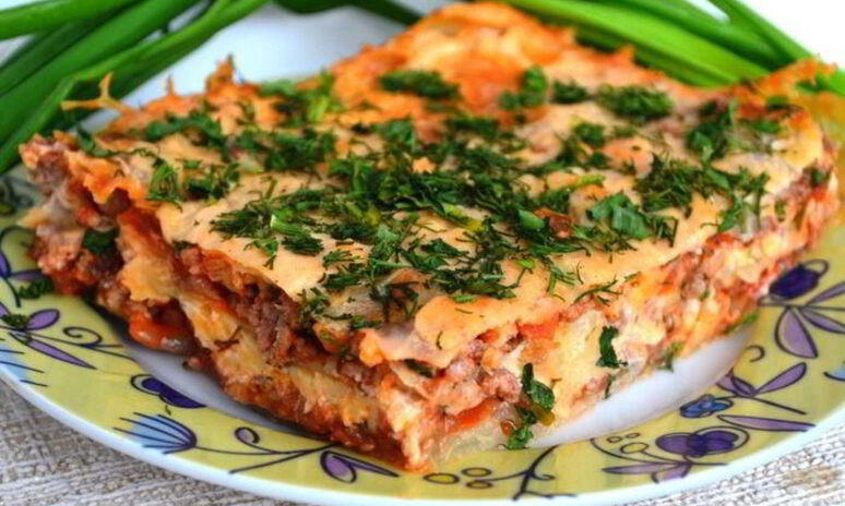 Рецепт капустная лазанья