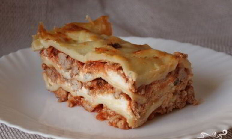Рецепт лазанья без соуса бешамель
