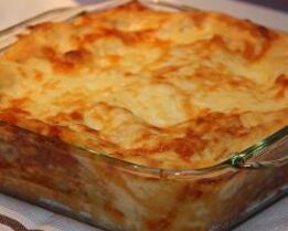 Лазанья из тунца