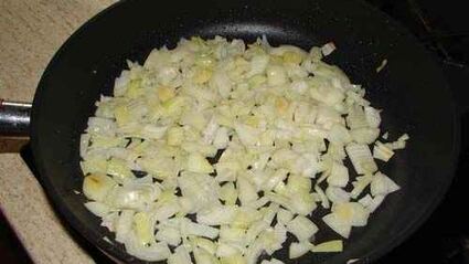 лазанья с фаршем и грибами