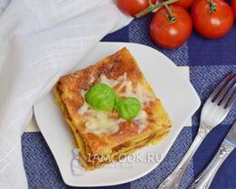 Лазанья с фаршем в духовке