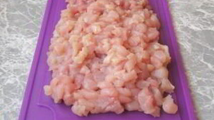 лазанья с грибами и куриным филе